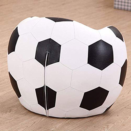 JJZXD Sofá Infantil, Presidente del balón de fútbol, ​​niños Sofá Inflable para, Bean Bolso de la Cubierta for la Sala de Kid Organizador, se Ajusta a un montón de Animales de Peluche