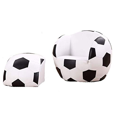 JJZXD Sofá Infantil, Presidente del balón de fútbol, ​​niños Sofá Inflable para, Bean Bolso de la Cubierta for la Sala de Kid Organizador, se Ajusta a un montón de Animales de Peluche