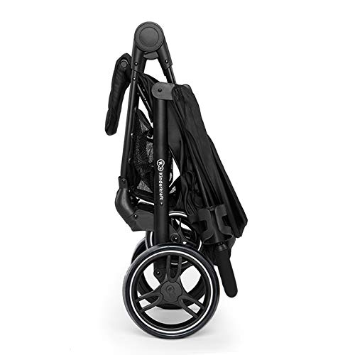 Kinderkraft Silla de Paseo GRANDE CITY, Ajustable, Accesorios, Hasta 15 kg, Negro