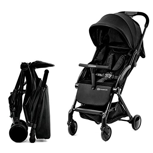 Kinderkraft Silla de Paseo PILOT, Plegable, Transportable, Hasta 15 kg, Negro