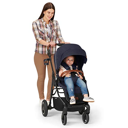 Kinderkraft Silla de Paseo Ultraligera ALLROAD, Suspensión, Protección UV 50+, Azul