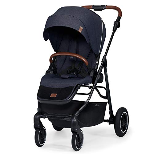 Kinderkraft Silla de Paseo Ultraligera ALLROAD, Suspensión, Protección UV 50+, Azul