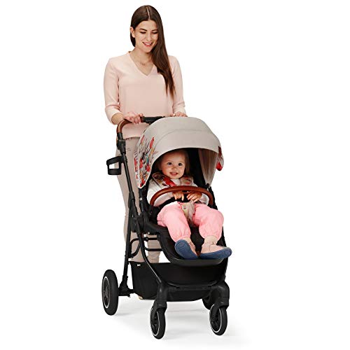 Kinderkraft Silla de Paseo Ultraligera ALLROAD, Suspensión, Protección UV 50+, Multicolor