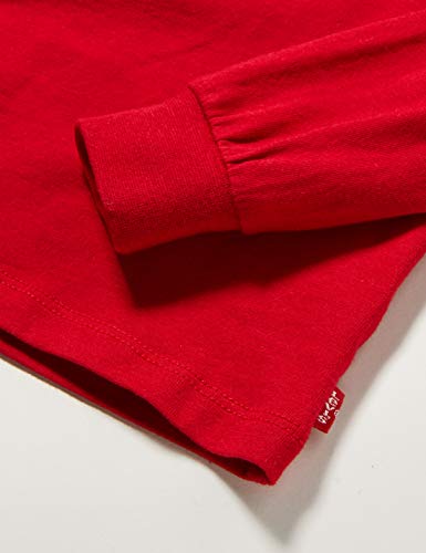 Levi's Kids Lvb L/S Batwing Tee Camiseta de manga larga Bebé-Niños Levis Red 12 meses