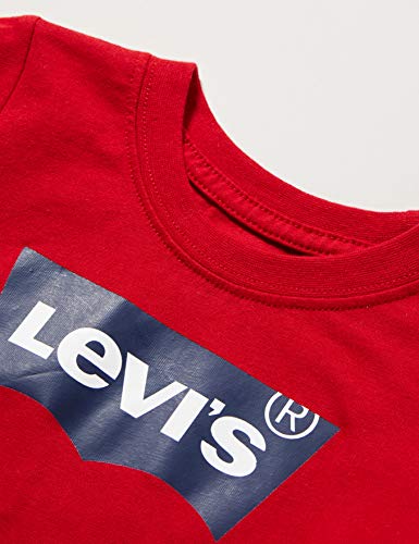 Levi's Kids Lvb L/S Batwing Tee Camiseta de manga larga Bebé-Niños Levis Red 12 meses