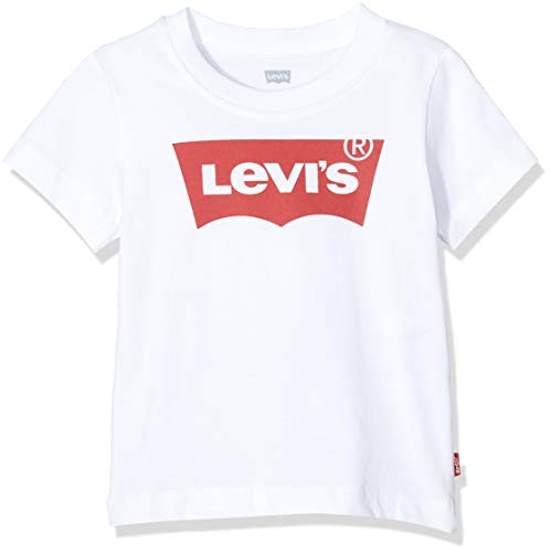 Levi's Kids Lvb S/S Batwing Tee Camiseta Bebé-Niños White 18 meses