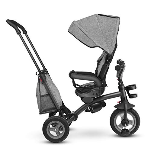 Lionelo LO-TRIS STONE GREY Tris - Triciclo para niños a partir de 1 año (11 kg), color gris