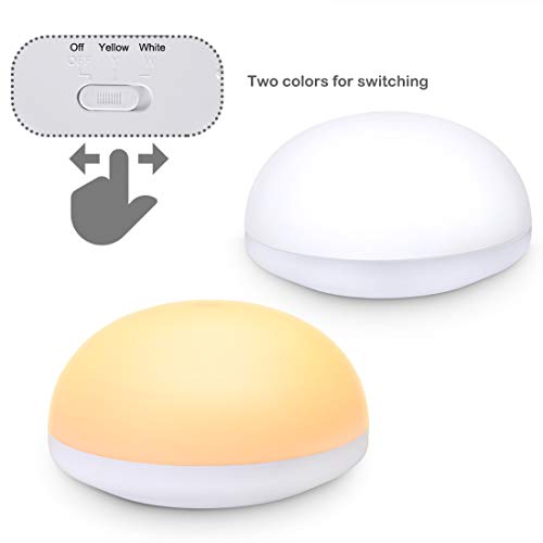 Luz Nocturna LED Iseebiz,Lámpara de Mesilla de Noche Lámparas Habitación Bebé Recargable Resistente a Caída Portátil USB Recargable