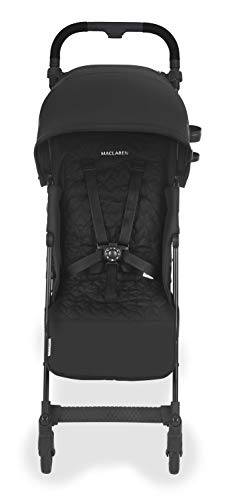 Maclaren Quest Arc Negro Style set -Pack silla de paseo + Organizador Universal + Burbuja lluvia Universal + Sujetavasos