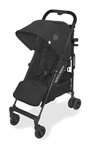 Maclaren Quest Arc Negro Style set -Pack silla de paseo + Organizador Universal + Burbuja lluvia Universal + Sujetavasos