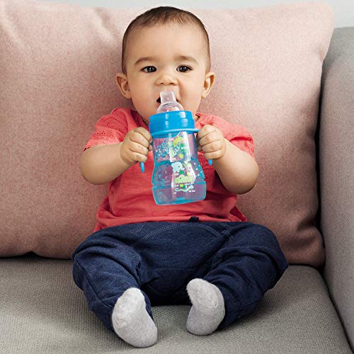 MAM Baby Bottle - Juego de biberones a partir de 4 meses Easy Active de 330 ml con tetina de tamaño 2 y MAM Trainer con tetina de tamaño 4, antigoteo y pico para beber suave