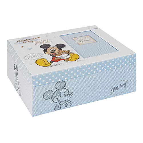 Marca: Disney Baby Magic Beginnings Caja de recuerdos Mickey Mouse Baby Boy DI425, 200 g