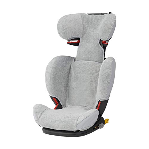 Maxi-Cosi Funda para Silla de Coche Grupo 2/3 Maxi-Cosi Rodifix AirProtect, funda protectora de algodon, color gris