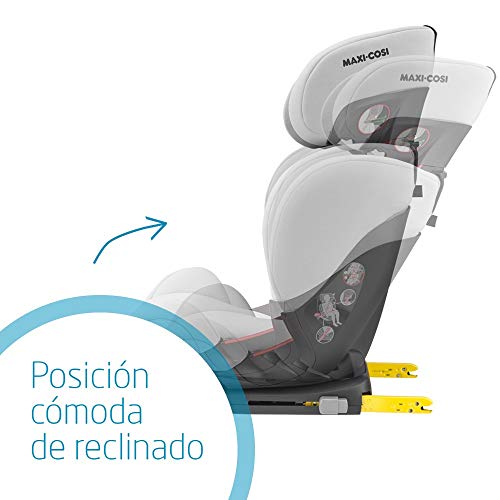 Maxi-Cosi RodiFix AirProtect Silla coche grupo 2/3 isofix, 15 - 36 kg, silla auto reclinable, crece con el niño 3.5 - 12 años, color authentic grey