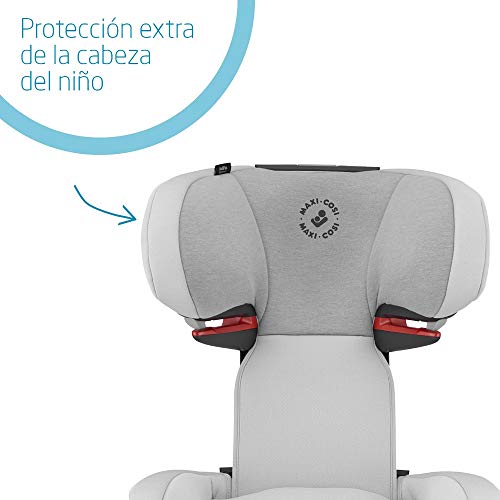 Maxi-Cosi RodiFix AirProtect Silla coche grupo 2/3 isofix, 15 - 36 kg, silla auto reclinable, crece con el niño 3.5 - 12 años, color authentic grey