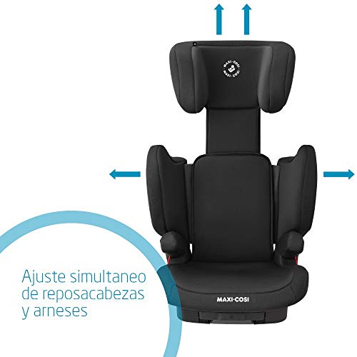 Maxi-Cosi Tanza Silla coche grupo 2/3 isofix, para niños 3,5-12 años (15-36 kg), tecnología g-cell y acolchado extra, color negro