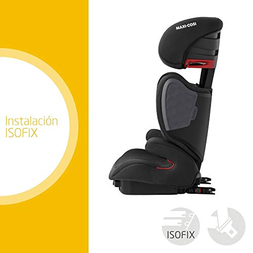 Maxi-Cosi Tanza Silla coche grupo 2/3 isofix, para niños 3,5-12 años (15-36 kg), tecnología g-cell y acolchado extra, color negro