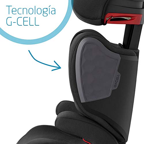 Maxi-Cosi Tanza Silla coche grupo 2/3 isofix, para niños 3,5-12 años (15-36 kg), tecnología g-cell y acolchado extra, color negro