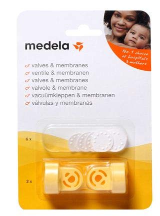 MEDELA PACK 2 VALVULAS 6 MEMBRANAS R 008.02