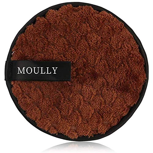 MOULLY 4Pcs Discos Desmaquillantes Reutilizables, Algodón Desmaquillantes Lavado y Ecologicos, Almohadillas Desmaquillantes Facial Reutilizables