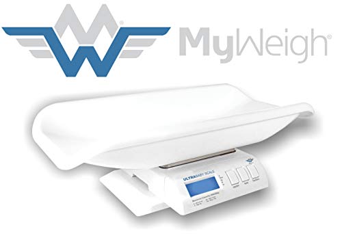 Myweigh - Báscula digital para bebé, color blanco