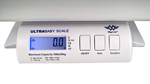 Myweigh - Báscula digital para bebé, color blanco