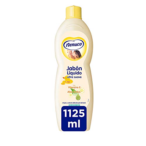 Nenuco Jabon Líquido Ultra Suave de bebé con extracto de aloe - 1125 ml