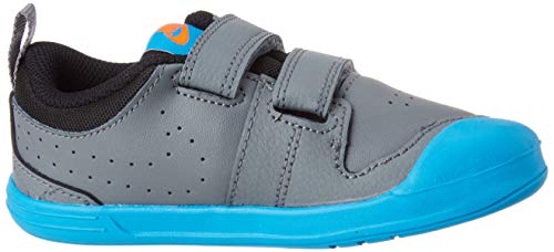 Nike Pico 5 TDV, Zapatillas Unisex Niños, Gris (Smoke Grey/Lemon Venom-Laser Blue), 19.5 EU