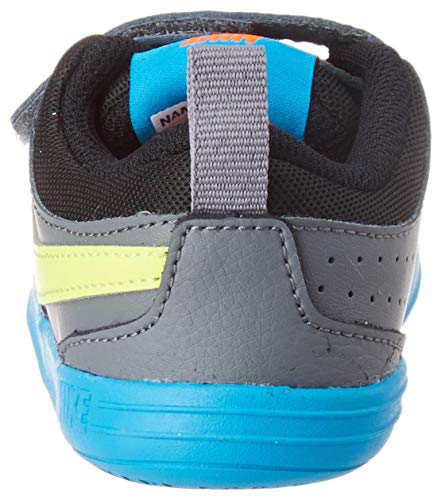 Nike Pico 5 TDV, Zapatillas Unisex Niños, Gris (Smoke Grey/Lemon Venom-Laser Blue), 19.5 EU