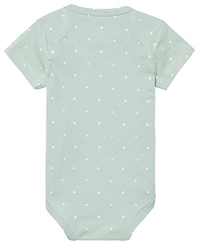 Noppies U Romper SS Sevilla 67362 Body, Green (Grey Mint C175), 3 Mes Unisex bebé