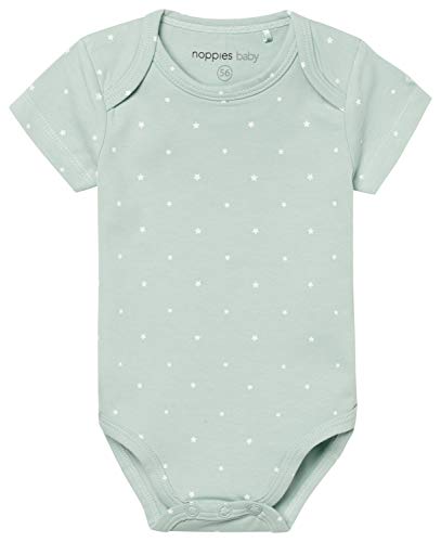 Noppies U Romper SS Sevilla 67362 Body, Green (Grey Mint C175), 3 Mes Unisex bebé