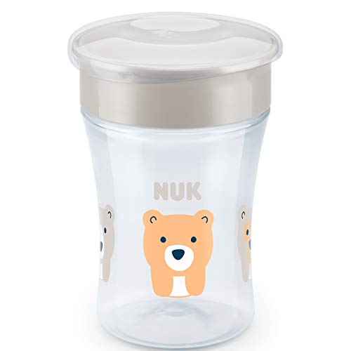 NUK Magic - Taza antiderrame (230 ml), transparente