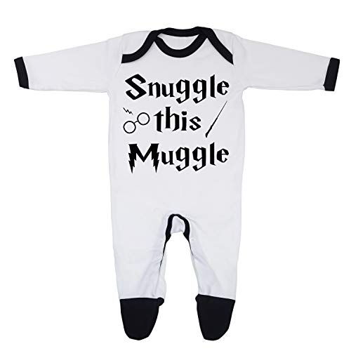 Pijama para bebé «Snuggle this Muggle» fabricado en el Reino Unido con 100% algodón peinado fino