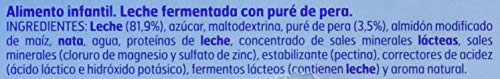 Postre lácteo - NESTLÉ YOGOLINO Mini con Pera Para bebés a partir de 6 meses - Paquete de 6 tarrinas de postre lácteo de 60g