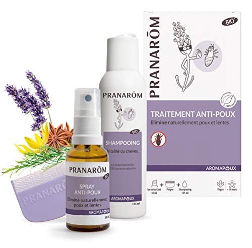 Pranarom Aromapoux Traitement Anti-Poux 2 en 1 Bio