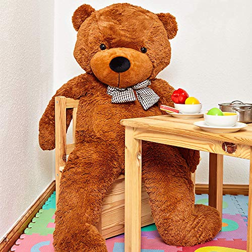 QIANGUANG Almohada Gigante Oso de Peluche Oso de Peluche Grande de XXL (Marrón)