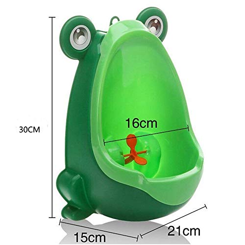 QIANGUANG® Orinales Bebé y niños Entrenamiento portátil Niños Frog Urinario Entrenamiento para baño del Ranita Orinal (Verde)