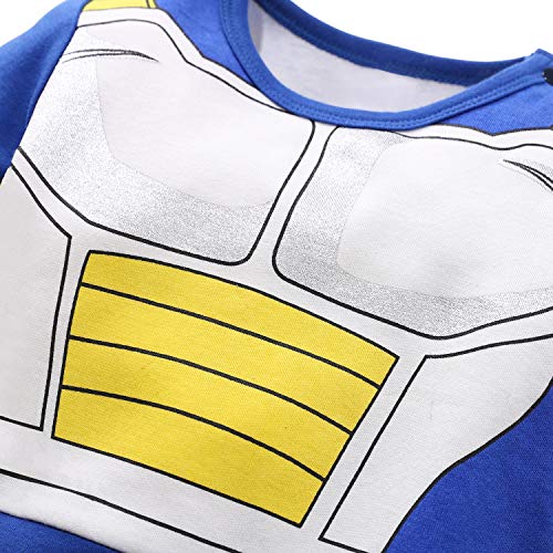 Ropa de Bebé Recién Nacido Vegeta Bebé Precioso Mameluco de Dibujos Animados de Manga Larga