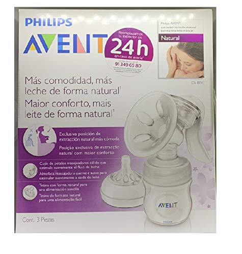 SACALECHES AVENT MANUAL EXTRACCION NATURAL Y CONFORT ABLE