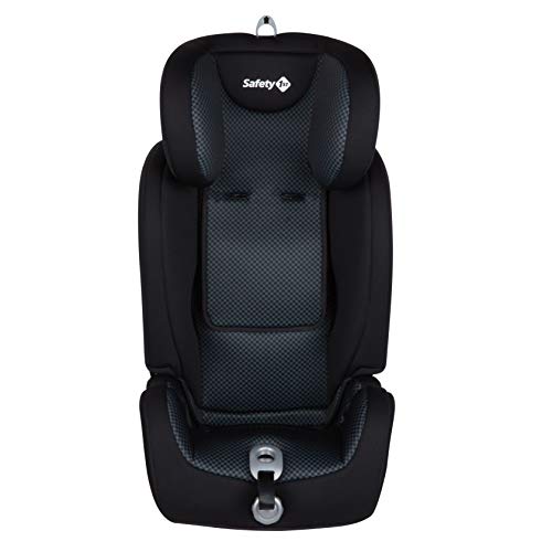 Safety 1st Ever Fix Silla Coche bebé Grupo 1 2 3 Isofix para niños 9 meses - 12 años (9-36 kg), Protección lateral segura, Cojín reductor confortable, Pixel Black