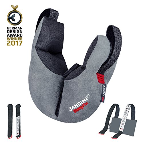 SANDINI SleepFix® Kids Outlast® – Cojín infantil con función de sujeción y compensación de temperatura - Accesorios de asiento infantil - Evita que la cabeza de su hijo caiga mientras duerme