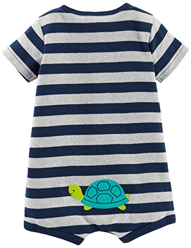 Simple Joys by Carter's - Pelele de bebé (3 unidades) ,Red Stripe/White Sailboats/Navy Stripe ,18 Meses