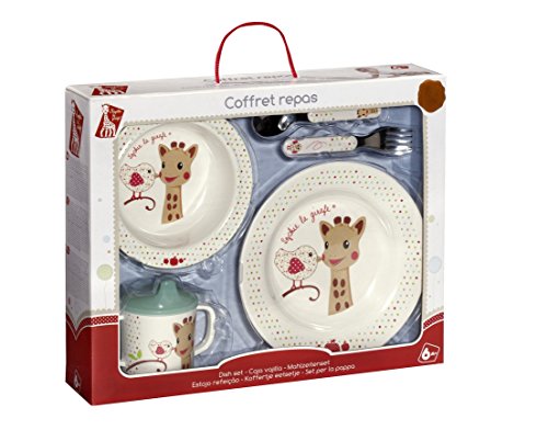 Sophie La Girafe 460007.0 - Caja regalo con set comida melanina