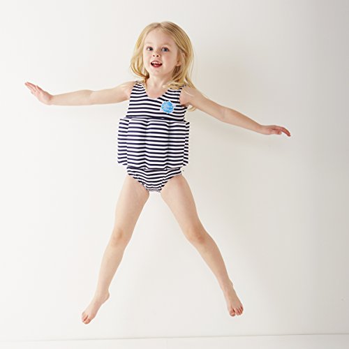 Splash About Traje de natación, Unisex, Azul/Blanco, 2-4 años