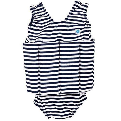 Splash About Traje de natación, Unisex, Azul/Blanco, 2-4 años