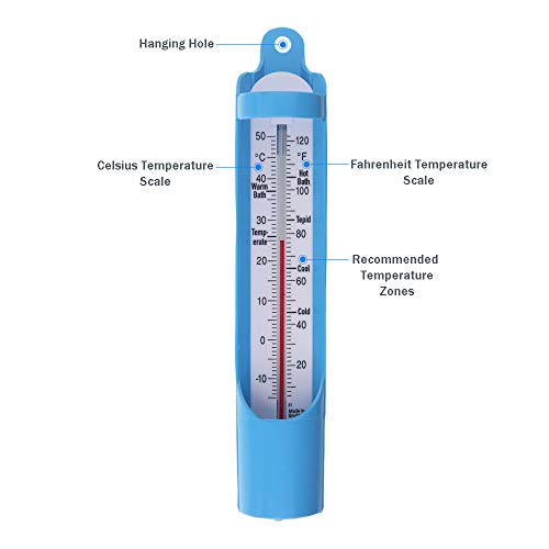 Thermomètre de bain, 230 mm – permettant de vérifier la température de l’eau pour bébés et grands enfants