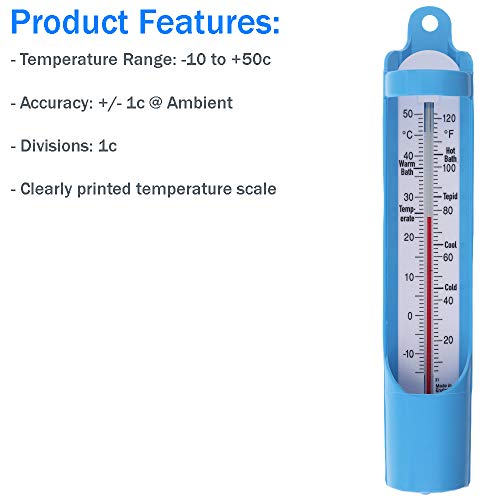 Thermomètre de bain, 230 mm – permettant de vérifier la température de l’eau pour bébés et grands enfants