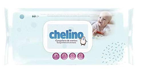 TOALLITAS CHELINO PACK DE 12 PAQUETES DE 60 TOALLITAS