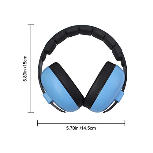 Tomaibaby Protección para Los Oídos del Bebé Cómodas Y Ajustables Orejeras para Bebés con Cancelación de Ruido para Bebés Recién Nacidos Auriculares para Bebés Reducción de Ruido para