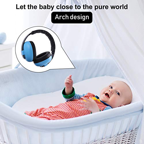 Tomaibaby Protección para Los Oídos del Bebé Cómodas Y Ajustables Orejeras para Bebés con Cancelación de Ruido para Bebés Recién Nacidos Auriculares para Bebés Reducción de Ruido para